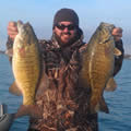 Great Lakes Bass Fishing Guide Service on Lake St. Clair Smallmouth in Michigan.