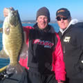 Great Lakes Bass Fishing Guide Service on Lake St. Clair Smallmouth in Michigan.
