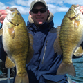 Great Lakes Bass Fishing Guide Service on Lake St. Clair Smallmouth in Michigan.