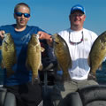 Great Lakes Bass Fishing Guide Service on Lake St. Clair Smallmouth in Michigan.