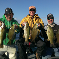 Great Lakes Bass Fishing Guide Service on Lake St. Clair Smallmouth in Michigan.