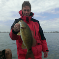 Great Lakes Bass Fishing Guide Service on Lake St. Clair Smallmouth in Michigan.