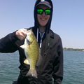 Great Lakes Bass Fishing Guide Service on Lake St. Clair Smallmouth in Michigan.