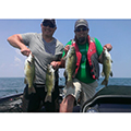 Great Lakes Bass Fishing Guide Service on Lake St. Clair Smallmouth in Michigan.
