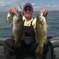 Great Lakes Bass Fishing Guide Service on Lake St. Clair Smallmouth in Michigan.
