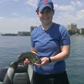 Great Lakes Bass Fishing Guide Service on Lake St. Clair Smallmouth in Michigan.