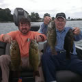 Great Lakes Bass Fishing Guide Service on Lake St. Clair Smallmouth in Michigan.