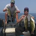 Great Lakes Bass Fishing Guide Service on Lake St. Clair Smallmouth in Michigan.