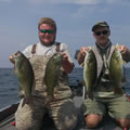 Great Lakes Bass Fishing Guide Service on Lake St. Clair Smallmouth in Michigan.