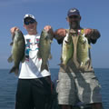 Great Lakes Bass Fishing Guide Service on Lake St. Clair Smallmouth in Michigan.