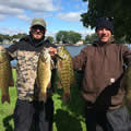 Great Lakes Bass Fishing Guide Service on Lake St. Clair Smallmouth in Michigan.