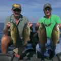 Great Lakes Bass Fishing Guide Service on Lake St. Clair Smallmouth in Michigan.
