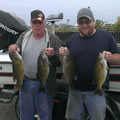 Great Lakes Bass Fishing Guide Service on Lake St. Clair Smallmouth in Michigan.