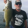 Great Lakes Bass Fishing Guide Service on Lake St. Clair Smallmouth in Michigan.