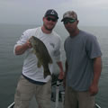 Great Lakes Bass Fishing Guide Service on Lake St. Clair Smallmouth in Michigan.