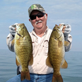 Great Lakes Bass Fishing Guide Service on Lake St. Clair Smallmouth in Michigan.