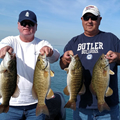 Great Lakes Bass Fishing Guide Service on Lake St. Clair Smallmouth in Michigan.
