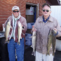 Great Lakes Bass Fishing Guide Service offers spring time walleye jigging charters on the Detroit River, Michigan.