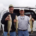 Great Lakes Bass Fishing Guide Service offers spring time walleye jigging charters on the Detroit River, Michigan.