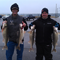Great Lakes Bass Fishing Guide Service offers spring time walleye jigging charters on the Detroit River, Michigan.